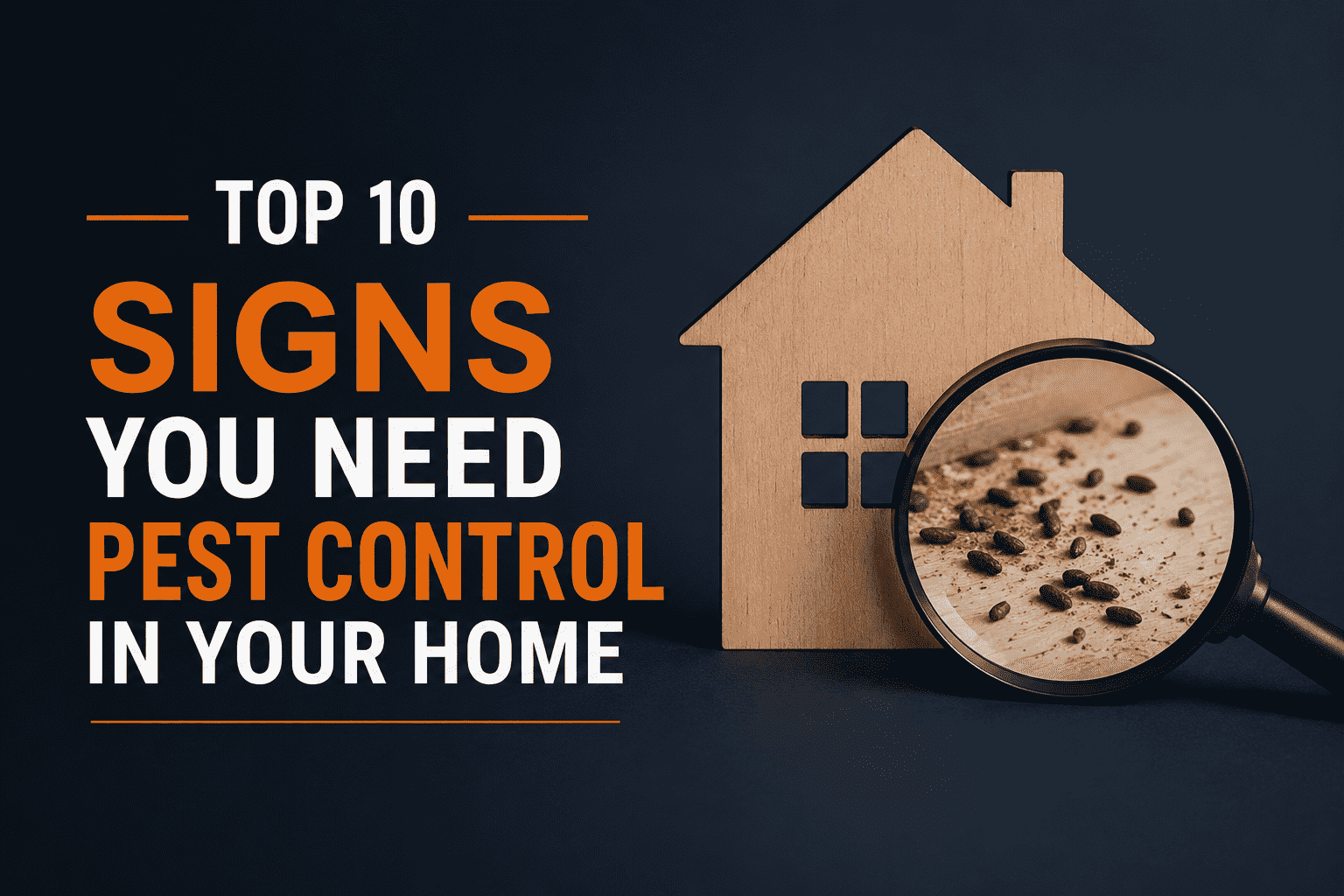 Top 10 Signs You Need Pest Control in Your Home
