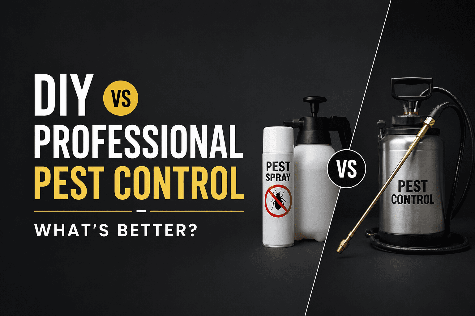 DIY vs Professional Pest Control – What’s Better?