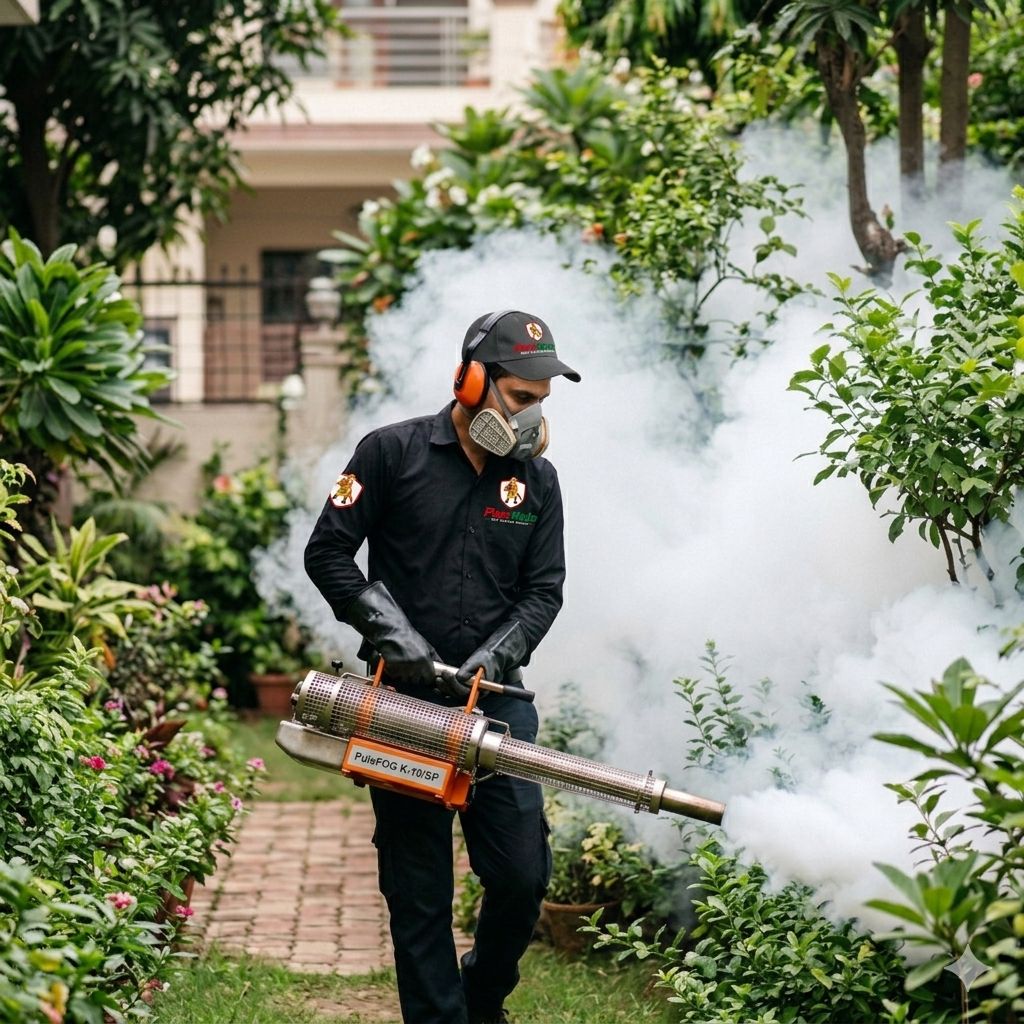 mosquito control service by Pestwale, fogging mosquito treatment, larval control process, mosquito breeding water areas, pest control technician spraying, mosquito control Mumbai, mosquito control Ahmedabad, anti mosquito treatment service, mosquito infestation inspection, pest control India mosquito service - 2